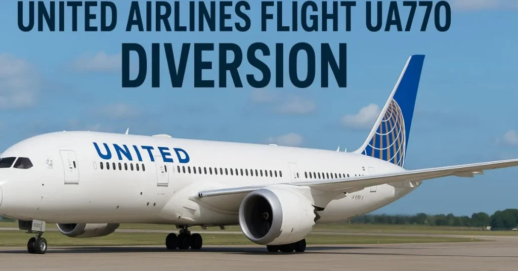 United Airlines Flight UA770 Diversion